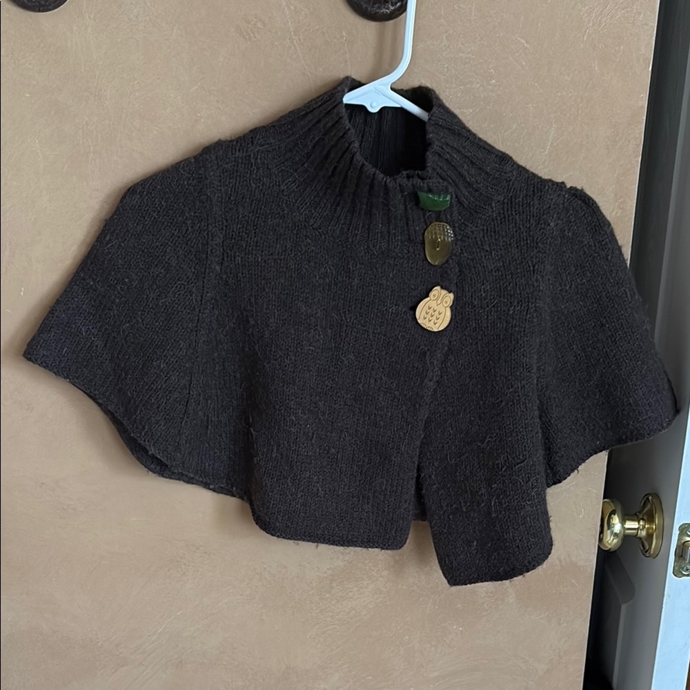 Anthropologie moth wool/alpaca Capelet